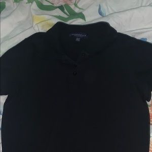 Two Black Polo Uniform Tops
